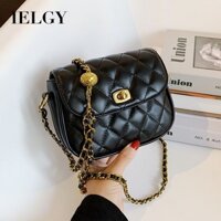 Ielgy Nữ Dây Xích Kim Cương Túi Nhật Bản Hàn Quốc Phù Hợp Với Túi Tròn Nhỏ Đi Chơi Xem Trò Chơi Bóng Đá Thời Trang Túi Nữ