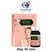 iên Uống Sáng Da Rosa Chiết Xuất Nhau Thai Cừu Úc Bổ Sung Collagen Giúp Da Mịn Màng - Hộp 30 viên
