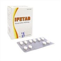 IFETAB  400 (Hộp)_USP_Ibuprofen 400mg_Hộp/100V/16_Thuốc Hạ Sốt Giảm Đau