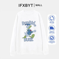 IFXBYT Disney vịt Donald in hinh oversize sweater vintage fashion ulzzang 100% cotton-C0009 20240730