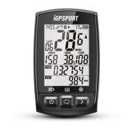 iGPSPORT iGS50E GPS Cycling Computer Wireless Bike Computer Compatible with Cadence Speed Heart Rate Sensor (Black, not Include Sensor)