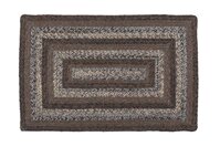 IHF Home Decor Night Shadow Jute Braided Rug | Rectangle Farmhouse Kitchen Porch Accent Area Floor Carpet | Natural Fiber - 20" x 30" to 8&...