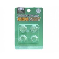 Iine Crystal Thumb Grips Bộ điều khiển bằng nhựa cứng Mũ nắm ngón tay cái Vỏ nắp cần điều khiển trong suốt Tương thích với Nintendo