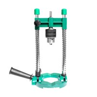 IINSSDJ Drill Stand 45°-90° Adjustable Angle Drill Guide Pipe Drill Holder Attachment Right Placement and Against Skidding, with Chuck Drill Stand ...