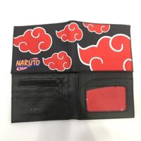Ij6o Ví Nam Hoạt Hình Ví Đựng Tiền Xu Đựng Thẻ Naruto Naruto Sasuke Ví Mây Đỏ