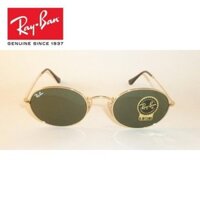 Ik2w [Bản gốc] Kính râm xây dựng tấm hình bầu dục vàng mới Rb 3547N 001G-15Glass Lens51mm