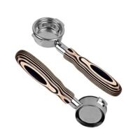 IKAPE 58mm Bottomless Portafilter Wooden Handle Pearl White E61 Group