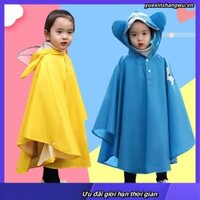 IKIDS áo mưa trẻ em áo choàng phong cách học sinh nam sinh nữ học sinh áo mưa áo mưa áo mưa