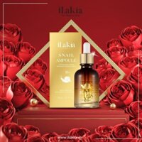 iLakia - Tinh Chất Serum Ốc Sên SNAIL AMPOULE Chống Lão Hóa – Phục Hồi Da Chuyên Sâu 30ml KOREA