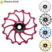 Illusion Giới Hạn Mang Xe Đạp Leo Núi Phần Xe Đạp Ròng Rọc Bánh Xe Gốm Sứ Hợp Kim Nhôm Hướng Dẫn Con Lăn