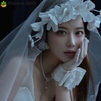 Illusion LIMIT Băng đô cô dâu Phụ kiện tóc thời trang cổ tích