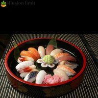 Illusion LIMIT Đĩa Sushi Nhựa Bền Người Lớn