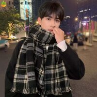 Illusion LIMIT Khăn dệt kim kẻ sọc Sợi Acrylic Quà tặng Giáng sinh