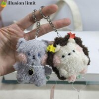 Illusion LIMIT Sang Trọng Gấu Nhỏ Móc Khóa Mềm Mại Trang Trí Bàn Làm Việc Trẻ Em