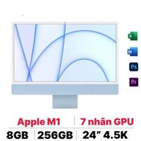 iMac 24 2021 M1 7GPU 8GB 256GB - Cũ Đẹp