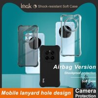 Imak Huawei Honor Magic 7 Pro 5G Cover Bốn Góc Túi Khí Chống Sốc TPU Mềm Mờ Vỏ Ốp Lưng Silicon Trong Suốt Điện Thoại