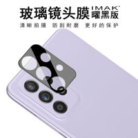 Imak Tương thích với Samsung Galaxy A52s 5G Bảo vệ ống kính A52 4G 5G Phim bảo vệ camera điện thoại A72 4G 5G HD Phim kính ống kính điện thoại Phiên bản đen Obsidian