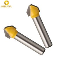 Imbutfl  Bộ định tuyến phẳng hình chữ V 8mm 108 135 độ Máy cắt phay khắc gỗ