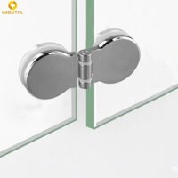 Imbutfl  Khay tắm bồn rửa Màn hình Phụ kiện kính bản lề không khung cho phòng tắm