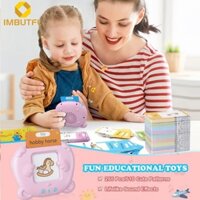 Imbutfl  Máy thẻ học tập giáo dục sớm hình gấu trúc với VN English CN