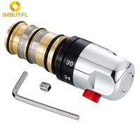 Imbutfl  Máy trộn vòi hoa sen giữ nhiệt bằng đồng thau Tay cầm van hộp mực thay thế