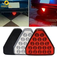 Imbutfl  Xe F1 Phong Cách Tam Giác Đỏ LED 3rd Phía Sau Đuôi Dừng Đèn Nhấp Nháy