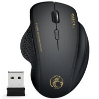 IMICE 2.4Ghz Wireless Mouse Ergonomic Computer Mouse PC Optical Mause with USB Receiver 6 buttons Wireless Mice 1600 DPI