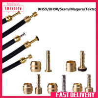 Imixcity 60 Bộ Xe Đạp Phanh Dầu Xe Đạp Phanh Kết Nối Xe Đạp Ống Kết Nối Dầu Áp Lực Khớp Ống Xe Đạp Leo Núi