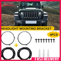 Imixcity 7 Inch Đèn Pha Tròn Gắn Giữ Chân Đế Bộ Vòng Tương Thích Cho Các Mẫu JK 2007-2017, Đèn Pha Tròn