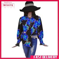 Imixcity fashion áo sơ mi nữ spring autumn long-sleeved all-match in top