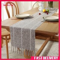 Imixcity Khăn Trải Bàn Dệt Tay Phối Tua Rua Phong Cách Nông Trại Cho Đám Cưới / Bé Gái