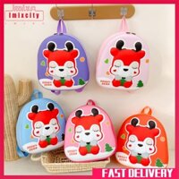 Imixcity kids cute cartoon backpack three-dimensional eva eggshell school bag for school travel