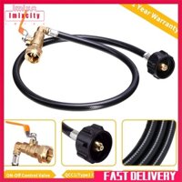 Imixcity propane refill adapter hose with on-off valve 350psi high pressure camping grill qcc1 loại 35.5