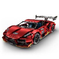 IM.MASTER QIHUI 9828-2 BẬC THẦY MÁY MÓC SIÊU XE DANIU STUNT DRIFT SƠN MÀU ĐỎ TÍA MẠ ĐIỆN tỷ lệ 1:10 bộ đồ chơi xếp lắp ráp ghép mô hình Kỹ Thuật Cơ Khí Kỹ Thuật Công Nghệ Cao Mô Hình Phương Tiện 2202 khối
