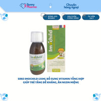 IMOCHILD 125ml – Siro bổ sung vitamin tổng hợp, tăng đề kháng, giúp trẻ ăn ngon miệng