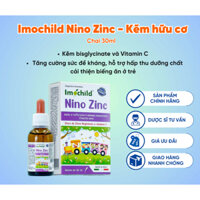 Imochild Nino Zinc [Chính hãng] - Hộp 30ml bổ sung Kẽm & Vitamin tăng cường sức đề kháng cho bé