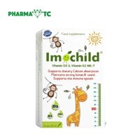 Imochild Vitamin D3 & Vitamin K2 MK-7 hộp 20ml – Phát triển chiều cao và não bộ
