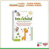 IMOCHILD VITAMIN D3, VITAMIN  K2 MK-7 Bổ sung Vitamin D3+K2+DHA cho bé