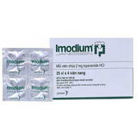 Imodium 2mg điều trị triệu chứng của các đợt tiêu chảy cấp