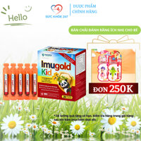 Imugold Kid 20 Ống/Hộp - Thymomodulin, Betaglucan, Kẽm Tăng Cường Đề Kháng Cho Bé, Giảm Ốm Vặt, Cúm