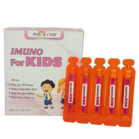 Imuno For Kids, hỗ trợ bổ sung các chất tốt cho hệ tiêu hóa, hấp thu