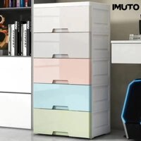 IMUTO Tủ Nhựa Nhiều Tầng Ngăn Kéo Tủ Đựng Đồ Nhựa PP chất lượng cao Thích hợp cho phòng khách
