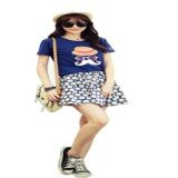 Áo thun nữ họa tiết mắt kính D13