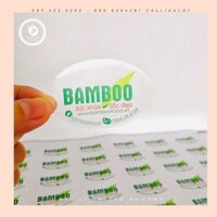 In 200 Decal nhựa trong bế Oval *289 chỉ 320.000đ / Kích thước 4 x 6 cm / Cán màng / Không cán màng