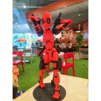 IN 3D DEADPOOL RÔBỐT DUMMY, sz 26cm