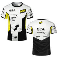 In 3D Mới Navi Game Team Áo Thun Nam CSGO Player Dạo Phố Tay Ngắn Mùa Hè Jersey