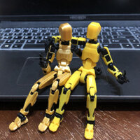 In 3d Thế hệ thứ ba giả13 Nhân vật hành động đa năng lucky13 Người ảnh hưởng Robot may mắn Giải nén Quà tặng sinh nhật Phiên bản nâng cấp (Gói mở rộng phụ kiện)