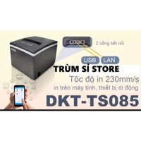 [IN ĐIỆN THOẠI] Máy In Bill K80 DK Ts085 - Tự Động Cắt Giấy , Khổ Giấy 80mm- Bảo Hành 12 Tháng