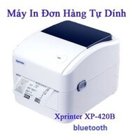 [In đơn hàng từ điện thoại ]Máy in Bluetooth in đơn hàng, in tem, in vận đơn TMĐT khổ 110mm Xprinter XP-420B
