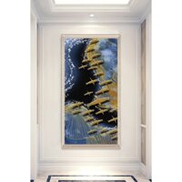 In hình ép gỗ Laminate TRANH HÀNH LANG TRUNG QUỐC - Mẫu 116 (50x75, 60x90, 70x110). In ảnh theo yêu cầu